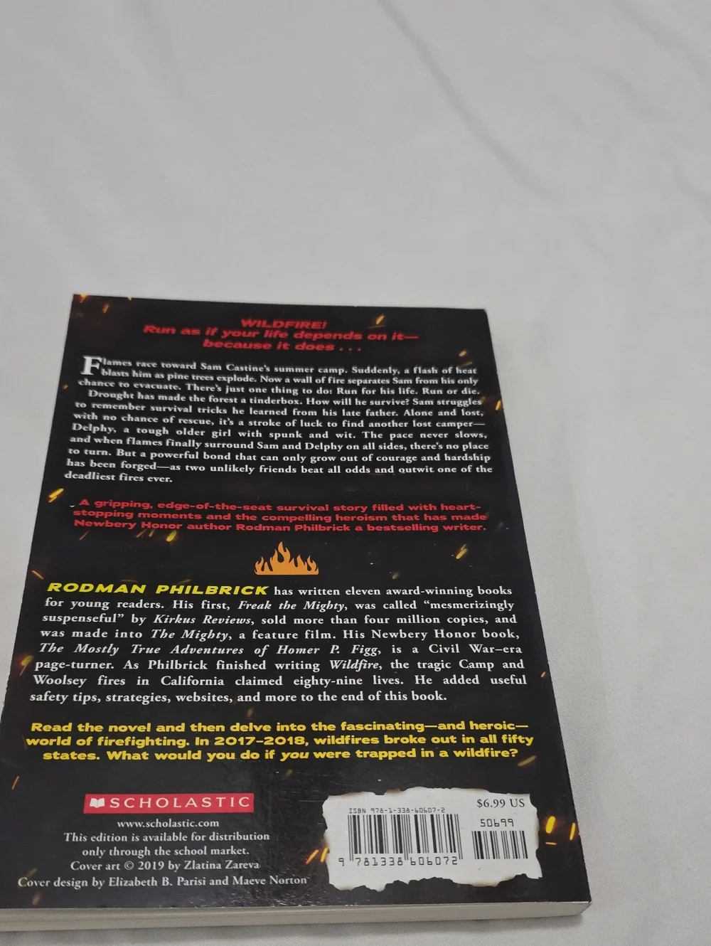Scholastic Wildfire Book